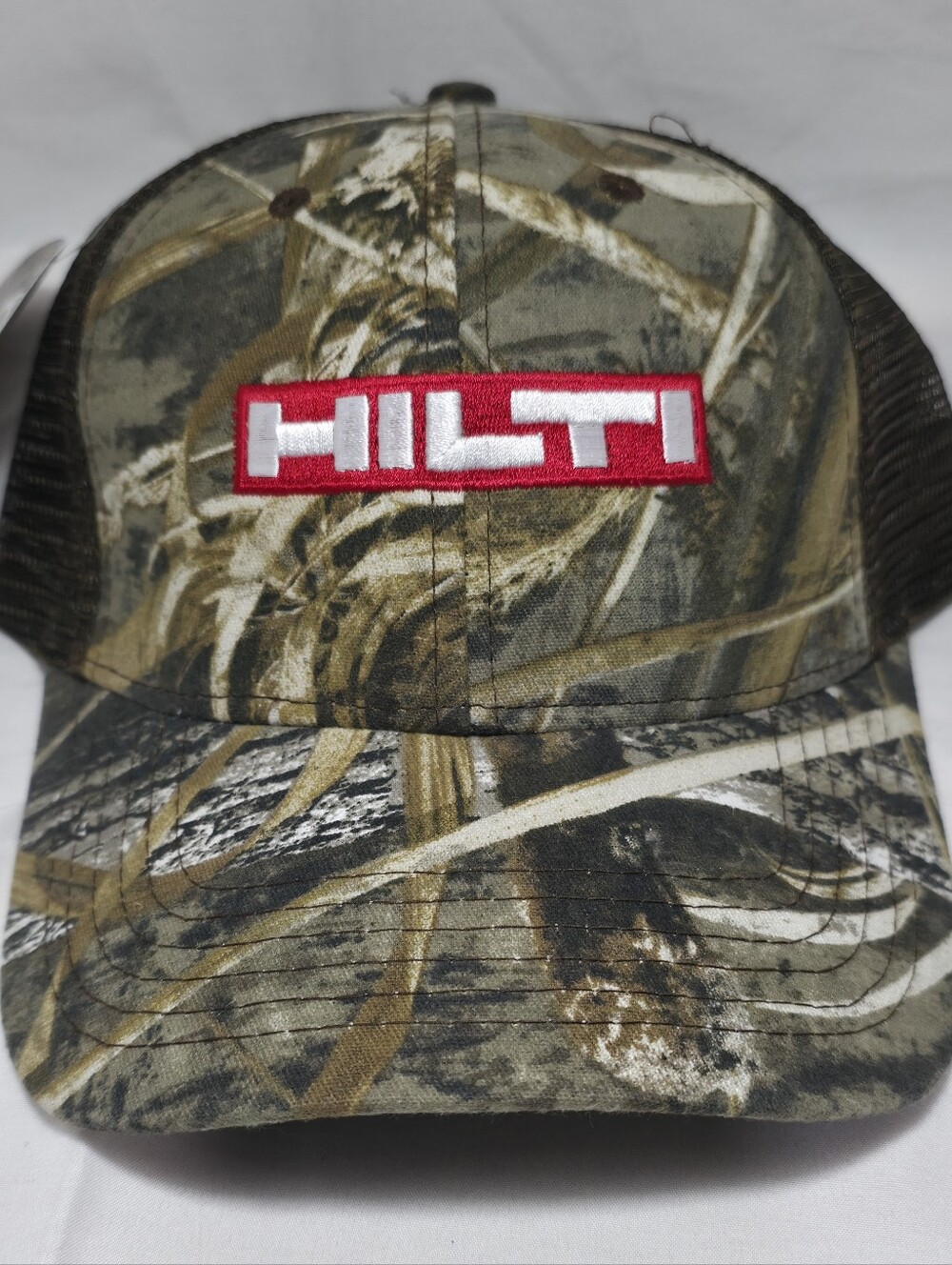 Hilti RealTree Camouflage Mesh Back Trucker Hat - Green/Brown